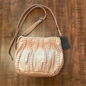 EUC DAY & MOOD Leather Crossbody Bag - Dusty Pink